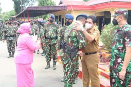 Pisah sambut Dan Yon B Pelopor Sat Brimob Poldasu Tebing Tinggi