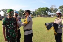 Polres Tebing Tinggi apel gelar pasukan Operasi Mantap Huta Toba 2022