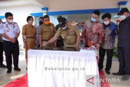 Gubernur Babel Resmikan SPPBE, Elpiji di Belitung Aman