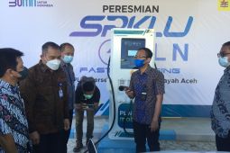 PLN luncurkan SPKLU pertama di Aceh