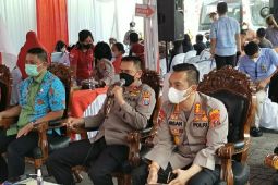 Polresta Deliserdang kembali gelar vaksinasi massal, masyarakat diimbau jangan lalai prokes