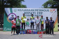 Jelang Porprov 2022, atlet petanque Situbondo raih medali perunggu