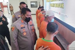 Polres Bogor tangkap 10 tersangka kasus narkoba dalam sepekan