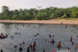 Mandi "balimau" di sungai tradisi warga Mukomuko masuki Ramadhan