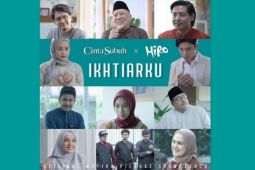 Lagu "Ikhtiarku" dinyanyikan  para pemain film "Cinta Subuh"
