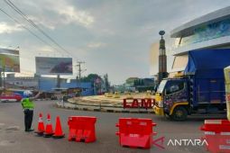 Sabtu petang, Arus lalu lintas kendaraan meningkat di Jalur utama Cianjur