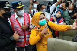 Menteri Perhubungan tinjau pembangunan jalur ganda kereta api Bogor-Sukabumi
