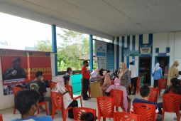 Vaksin dosis pertama di Bangka capai 78,92 persen