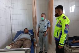 PT Jasa Raharja Banten jamin biaya rawatan korban kecelakaan bus PO. Family Jaya di jalan tol Jakarta-Merak KM 71.800