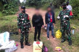 Satgas Pamtas gagalkan penyelundupan 495 butir ekstasi dari Malaysia