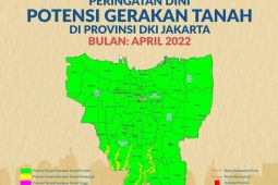BPBD DKI ingatkan 10 kecamatan berpotensi rawan tanah bergerak