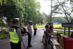 Satlantas Polres Langkat amankan 21 sepeda motor dan 12 mercon tabung
