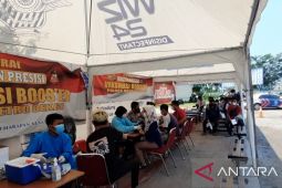 Satlantas Polres Bekasi sediakan 300 dosis vaksin penguat