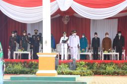 Pemkab gelar upacara peringatan HUT ke-13 Kabupaten Pringsewu