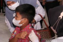 Realisasi vaksinasi COVID-19 anak di Sumsel telah 83 persen