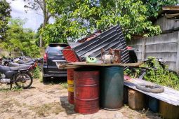 Polisi Batanghari tangkap seorang pria diduga penimbun solar subsisi