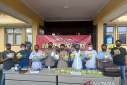 Polres Sukabumi sebut tersangka pemilik sabu-sabu 24,47 kg jaringan antarpulau