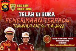 Polda Jambi buka pendaftaran calon taruna Akpol tahun 2022