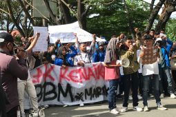 Unjuk rasa di depan kampus Unpatti Ambon berlangsung damai, begini kronologinya