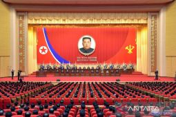 HUT pendiri Korut dirayakan dengan pesta kembang api dan dansa