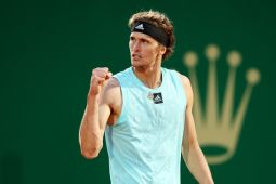 Alexander Zverev melaju ke 16 besar Monte Carlo Masters