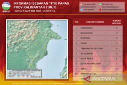 BMKG Balikpapan deteksi lima titik panas di Kaltim