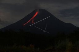 Merapi 10 kali luncurkan guguran lava pijar sejauh 1,8 kilometer