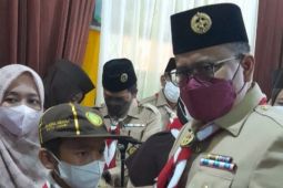 Wawako Maulana kukuhkan Pramuka Siaga Garuda
