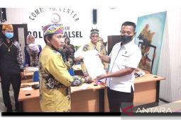 Pengurus DAD Kalsel silaturahmi ke Intelkam Polda Kalsel