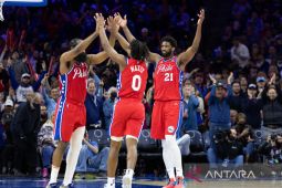 Playoff NBA: 76ers sementara ungguli Raptors 2-0