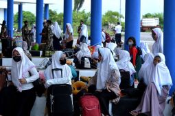 Santri dari Bali mudik lebih awal
