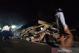 Asrama polisi terbakar, polisi duga dari kompor gas