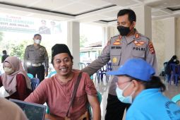 Jelang Idul Fitri, Polres Loteng Bersama PCNU dan Kemenag Gelar 1 Juta Vaksin Booster