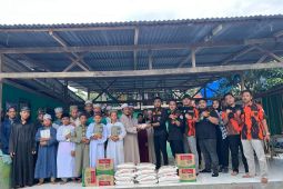 Satma PP Langkat bagi sembako dan mushaf Al Quran di Ponpes Al-Fatah