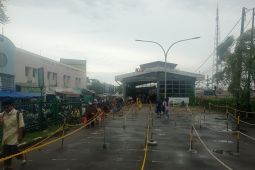 Stasiun KA Rangkasbitung, Lebak masih sepi pemudik Lebaran