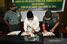 Plt Bupati Gorontalo Utara sebut TMMD wujud sinergi membangun daerah
