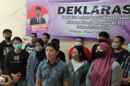 Komunitas Kanti Kito deklarasi Ridwan Kamil Capres 2024