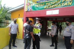 Polres Batubara tertibkan puluhan pengujung objek wisata langgar protokol kesehatan