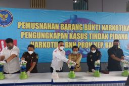 BNNP Babel musnahkan 5,4 kilogram sabu dan 692 butir ekstasi