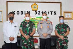 Kapolres Padang Sidempuan kunjungi Kodim 0212/TS
