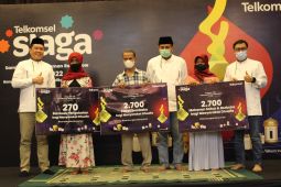 Telkomsel Siaga #SambungkanSenyuman berbagi kebahagiaan Ramadhan akhiri safari di Cilegon