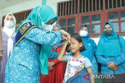 Anak korban kebakaran Desa Sei Apung Jaya diberi motivasi