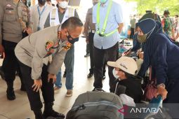 Arus Mudik -  Kapolresta Banjarmasin jamin pemudik aman dan nyaman di pelabuhan