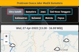 Cuaca jalur mudik di Jambi cerah berawan