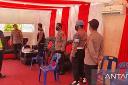 Kapolres Aceh Tamiang tinjau kesiapan pos lebaran, arus mudik masih sepi di perbatasan Aceh-Sumut