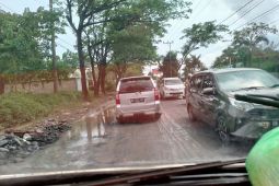 ARUS MUDIK : Posko lebaran 1443 H masih belum berfungsi