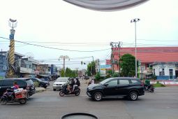 Arus mudik jalan lintas Jambi - Muara Bulian ramai