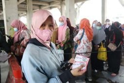 Ribuan calon pemudik gratis di Medan  mulai ambil tiket keberangkatan