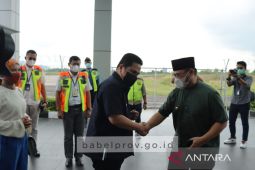 Gubernur sambut kedatangan Menteri Erick Thohir di Bangka Belitung
