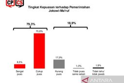 Survei: Publik masih puas kinerja Presiden Jokowi